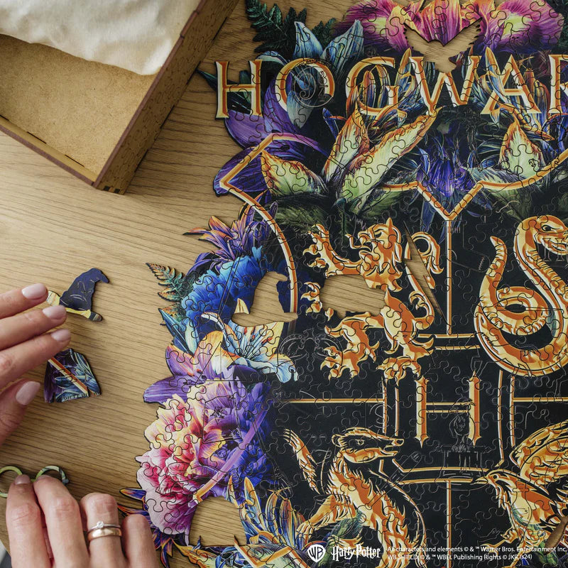 Дерев'яний класичний пазл Гаррі Поттер Хогвортс™ (лише для неонових моделей)