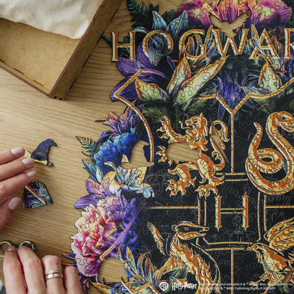 Wooden jigsaw classic puzzle Harry Potter Hogwarts™ (Neonly)