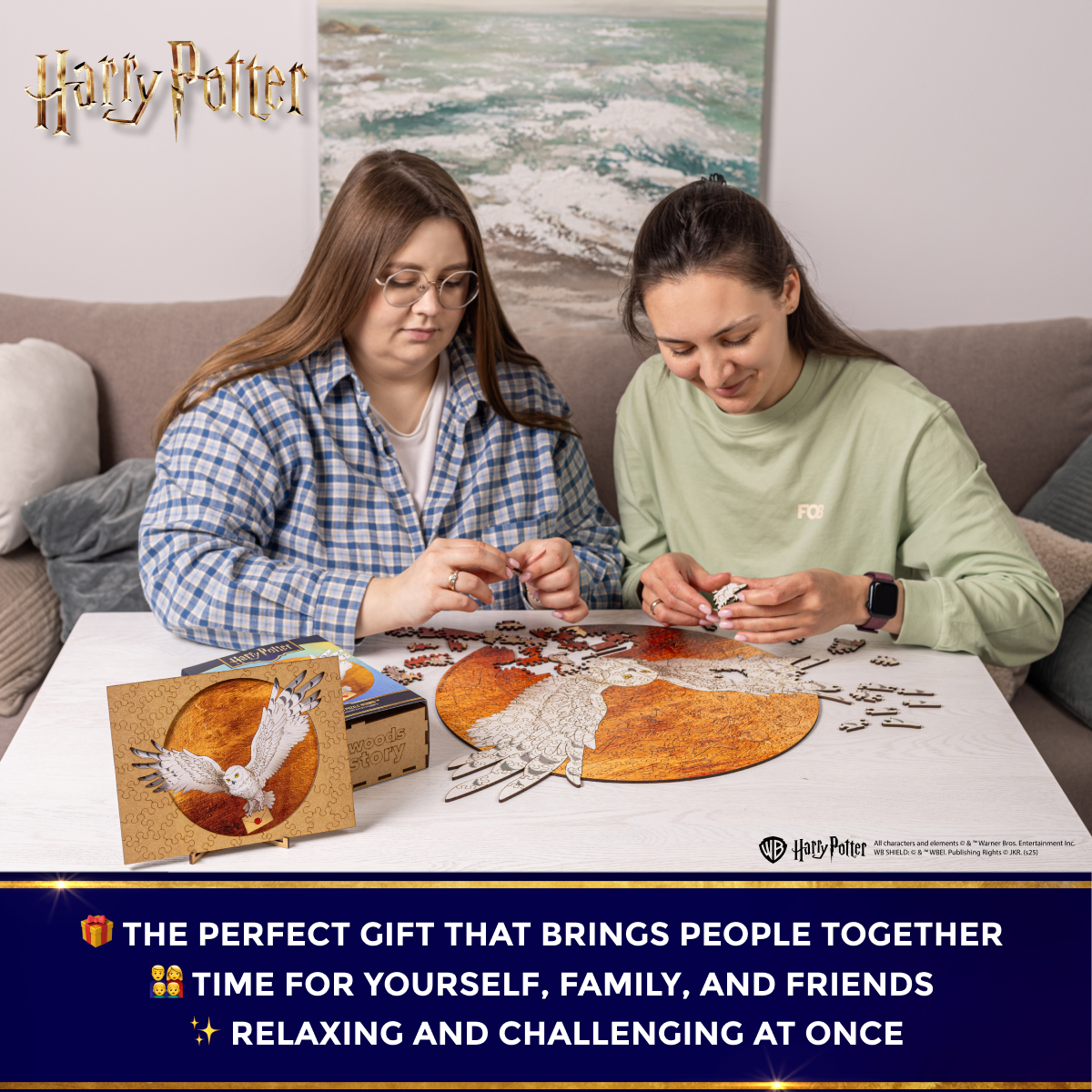 Дерев'яний пазл Гаррі Поттер Гедвіга™