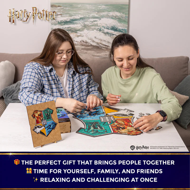 Wooden jigsaw classic puzzle Harry Potter Hogwarts™ (Colorful)