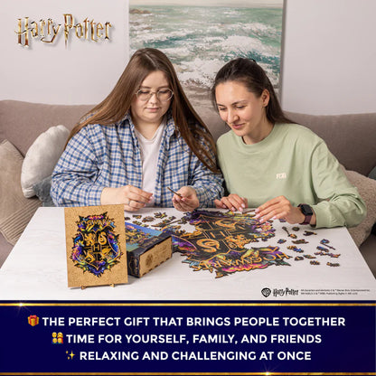 Wooden jigsaw classic puzzle Harry Potter Hogwarts™ (Neonly)