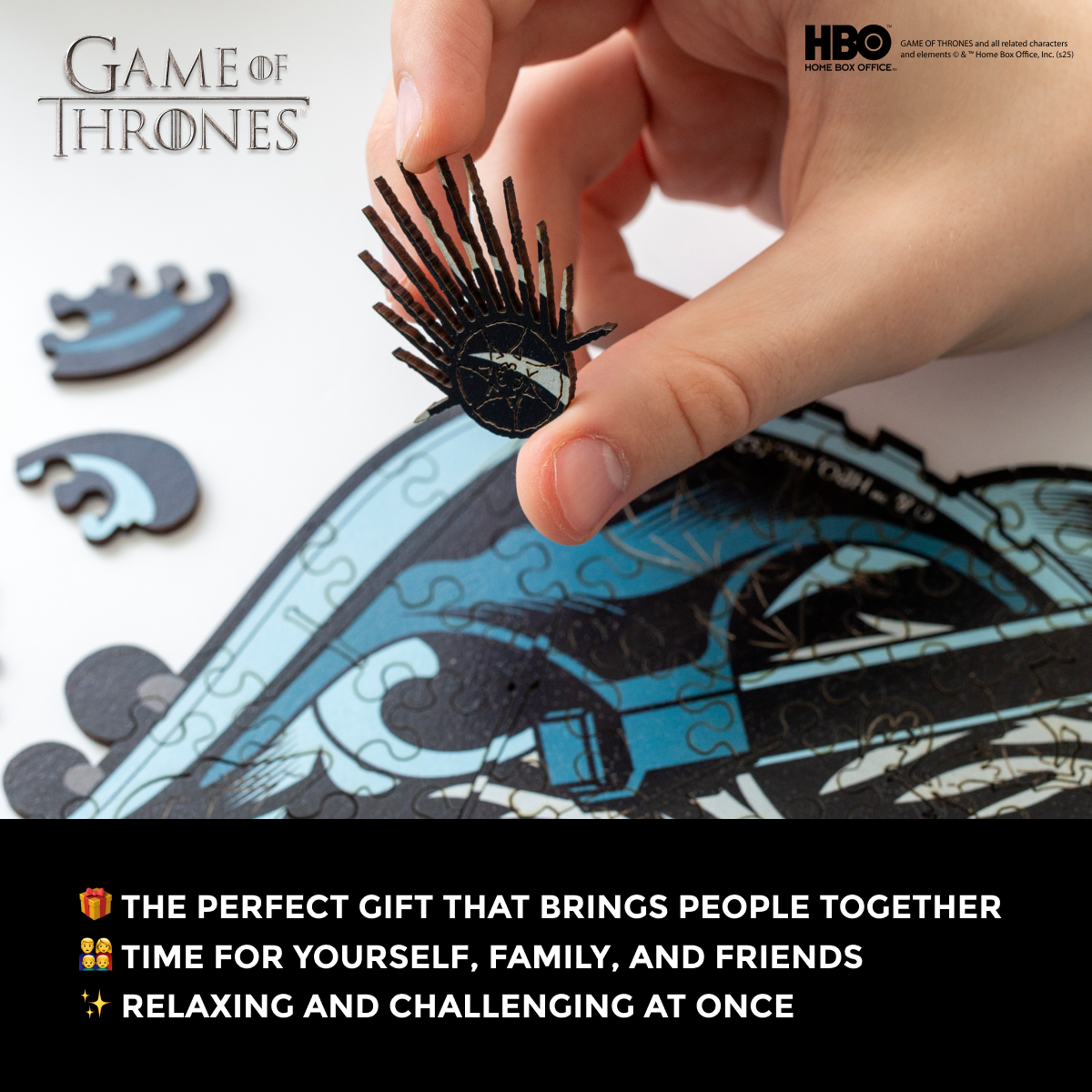 Wooden jigsaw puzzle Game of Thrones™ House Velaryon
