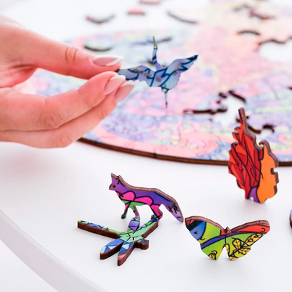 Wooden Jigsaw Puzzle Fox