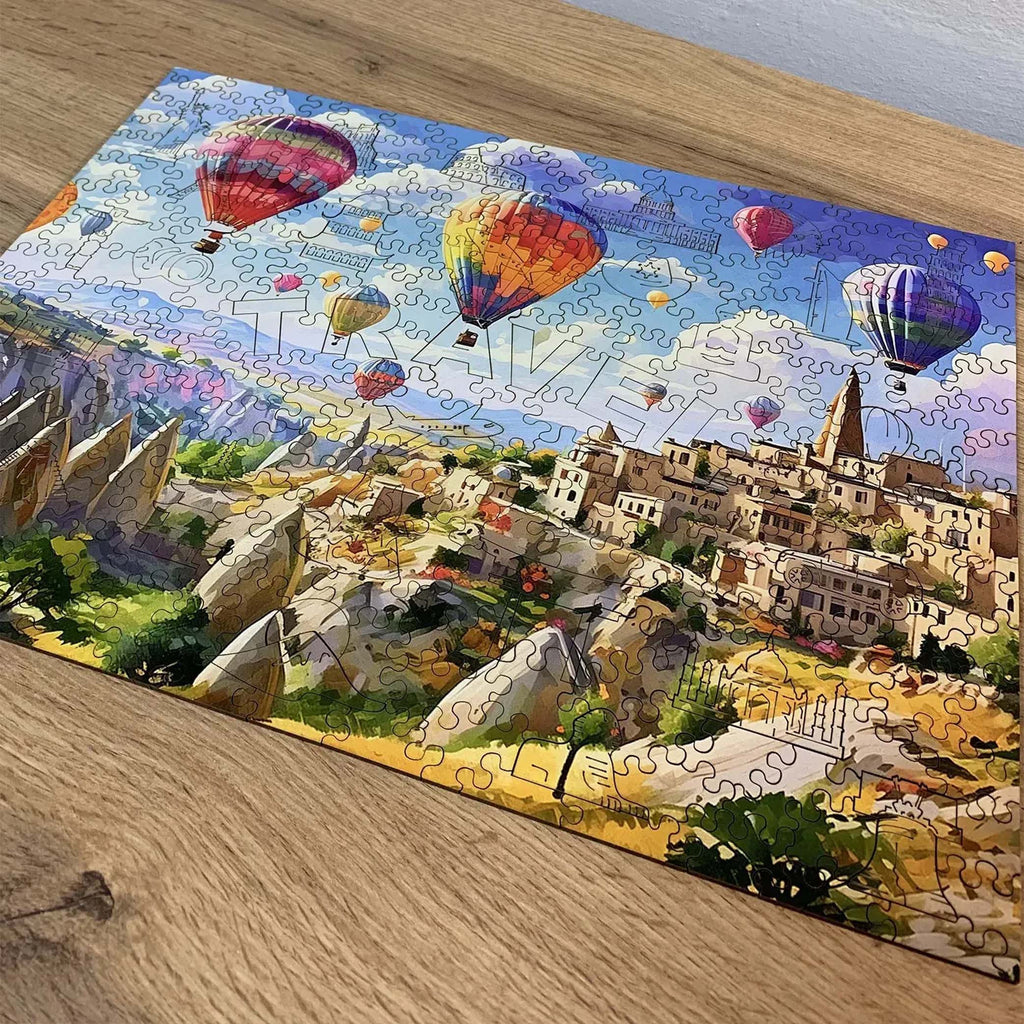 Custom Wooden Jigsaw Puzzle Travel