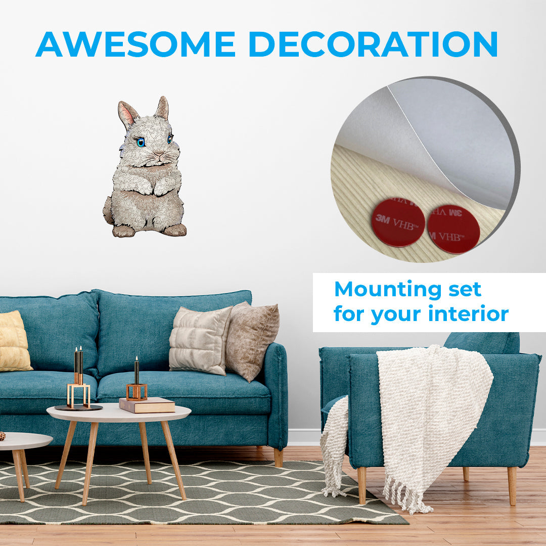 Дерев'яний пазл "Кролик"