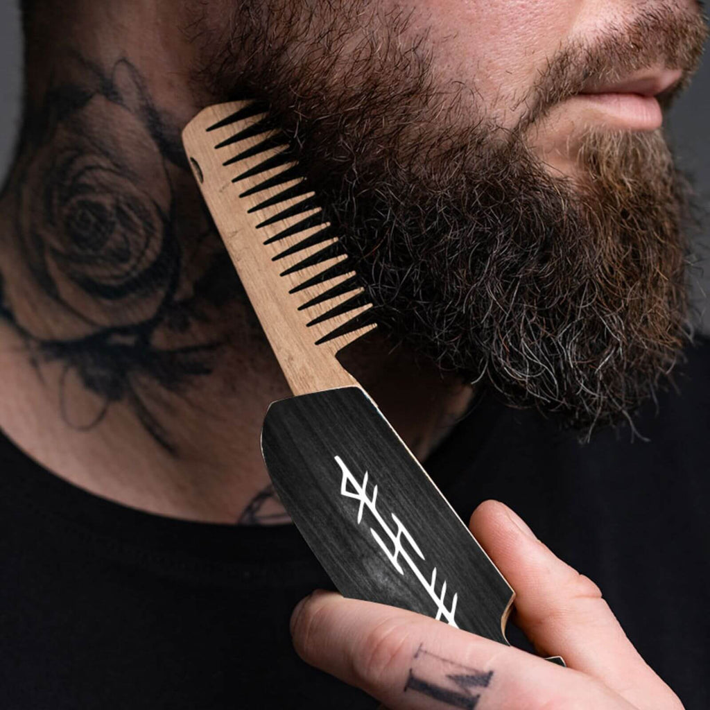 wooden black Runes