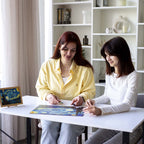 Wooden jigsaw maze puzzle The Starry Night (Vincent van Gogh)