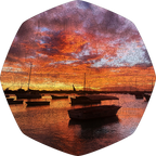 Wooden Jigsaw Puzzle Sunset on Mauritius