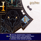 Дерев'яний класичний пазл Гаррі Поттер Хогвортс™ (чорний)