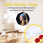 Дерев'яний пазл "Дівчина з перловою сережкою" (Йоганнес Вермеер)