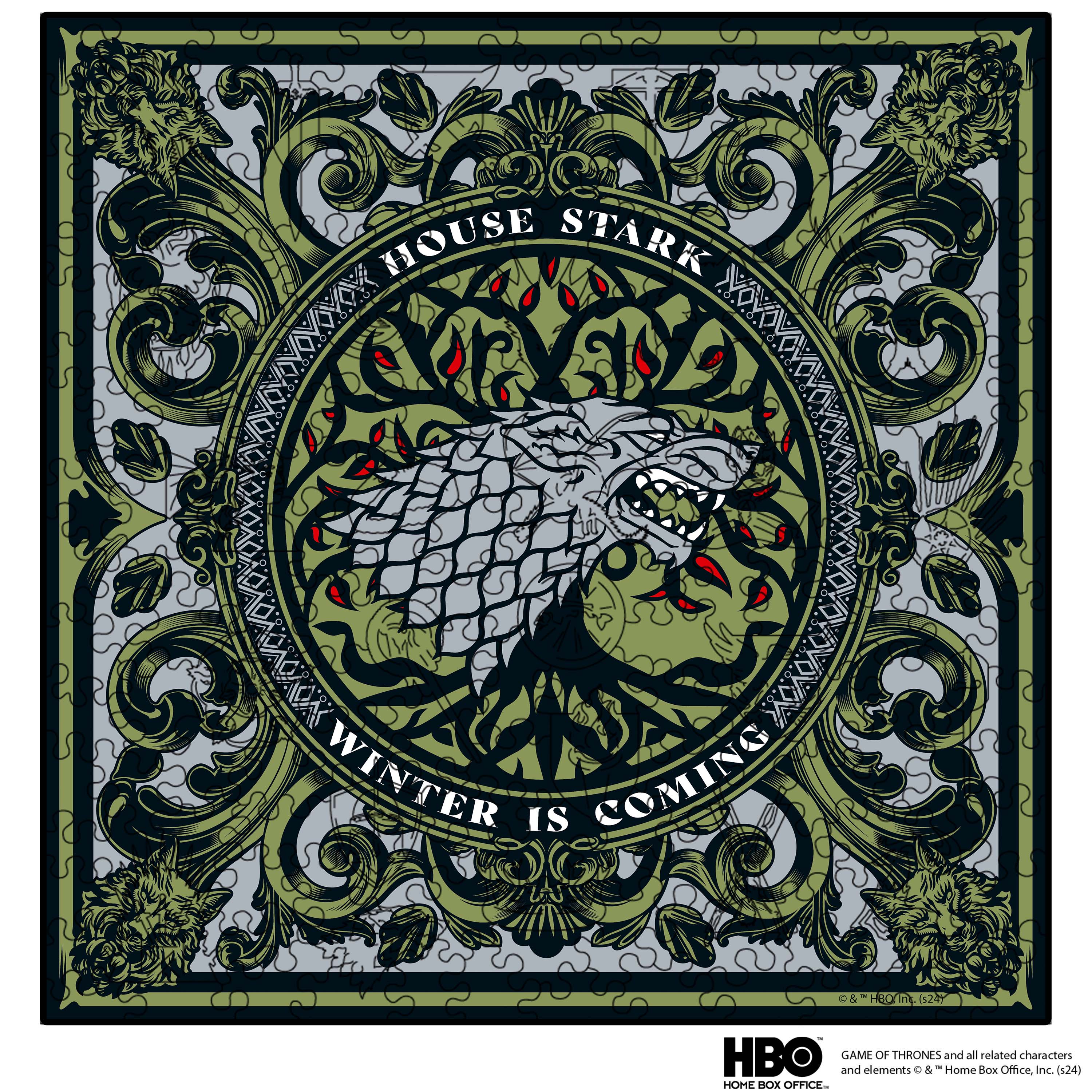 Wooden jigsaw puzzle Game of Thrones™ House Stark