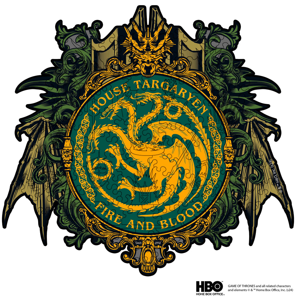 Дерев'яний пазл Гра престолів™ Дім Таргарієнів