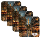 Custom Wooden Coaster. 4 pcs