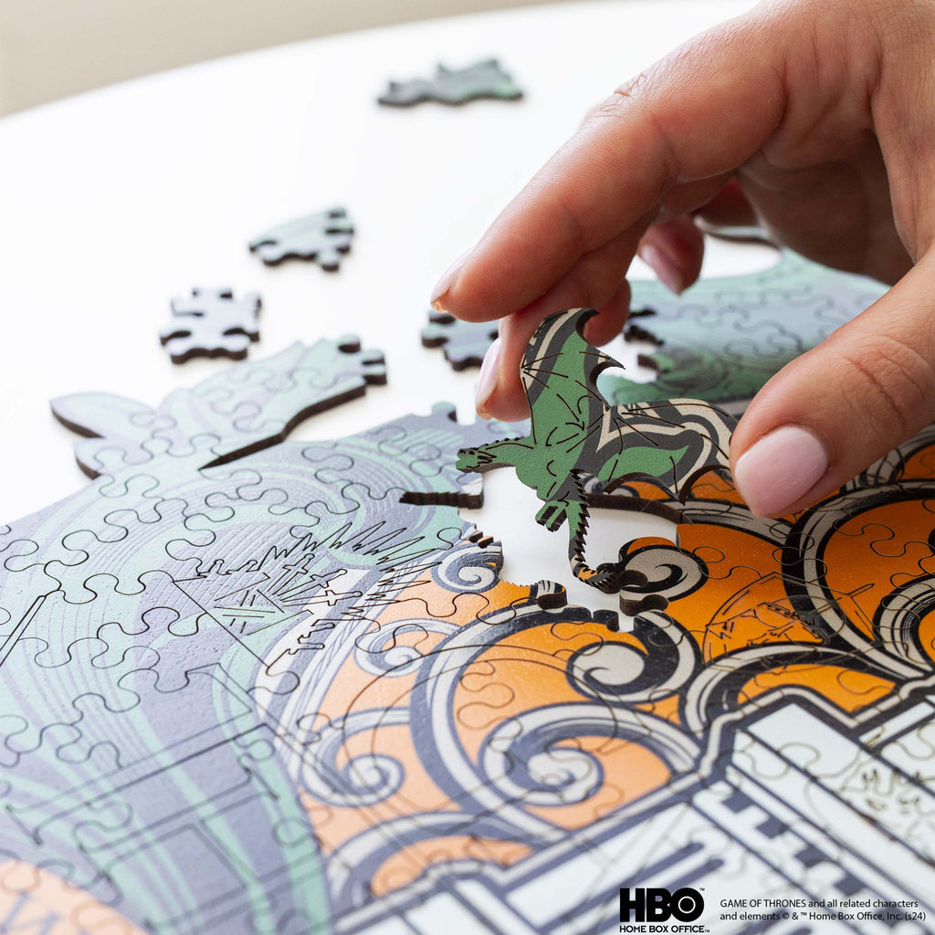 Дерев'яний пазл Гра престолів™ Будинок Хайтауер