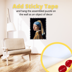 Дерев'яний пазл "Дівчина з перловою сережкою" (Йоганнес Вермеер)