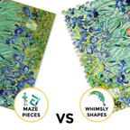 Wooden Jigsaw Puzzle Irises (Vincent Van Gogh)