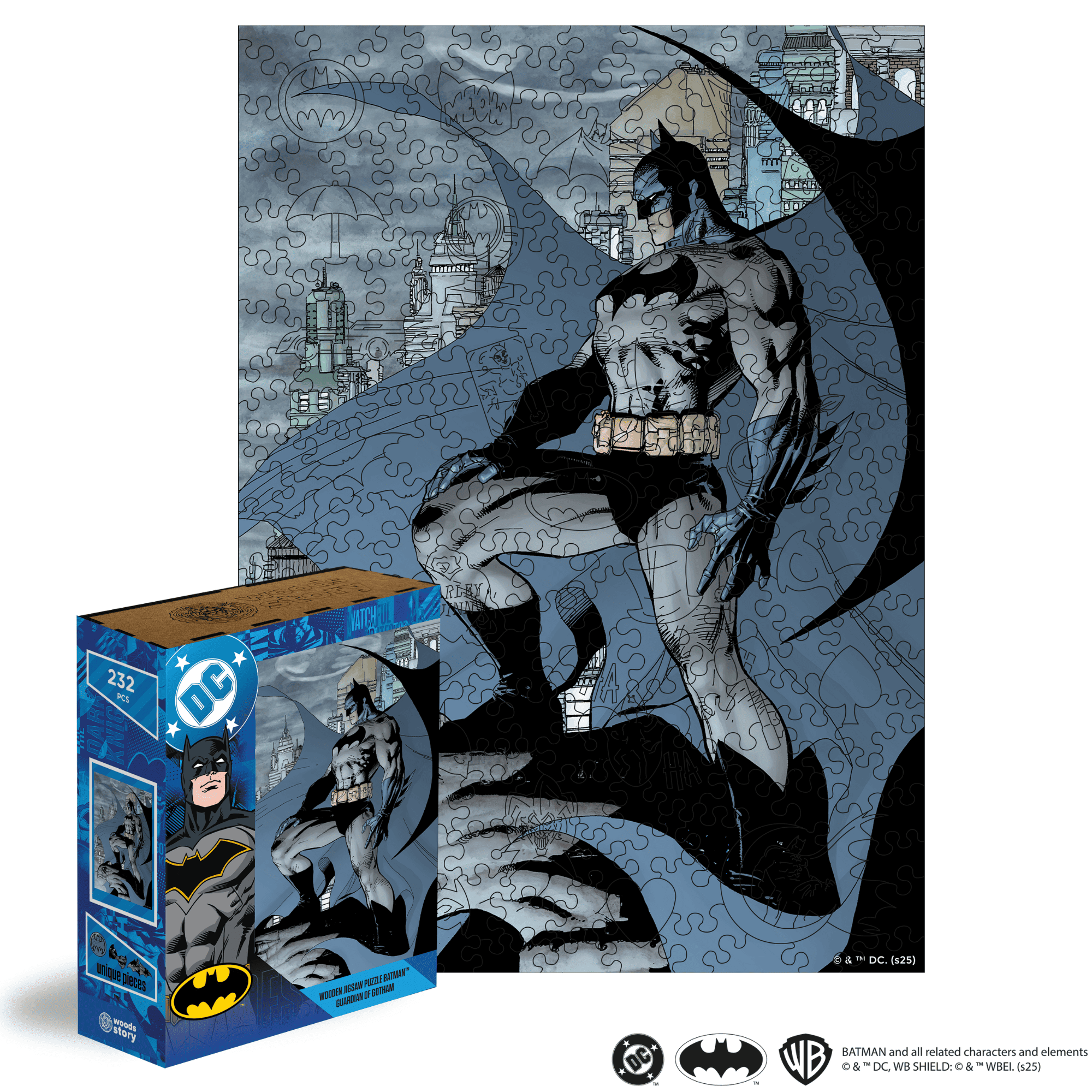 Wooden jigsaw puzzle DC Batman™ – Guardian of Gotham