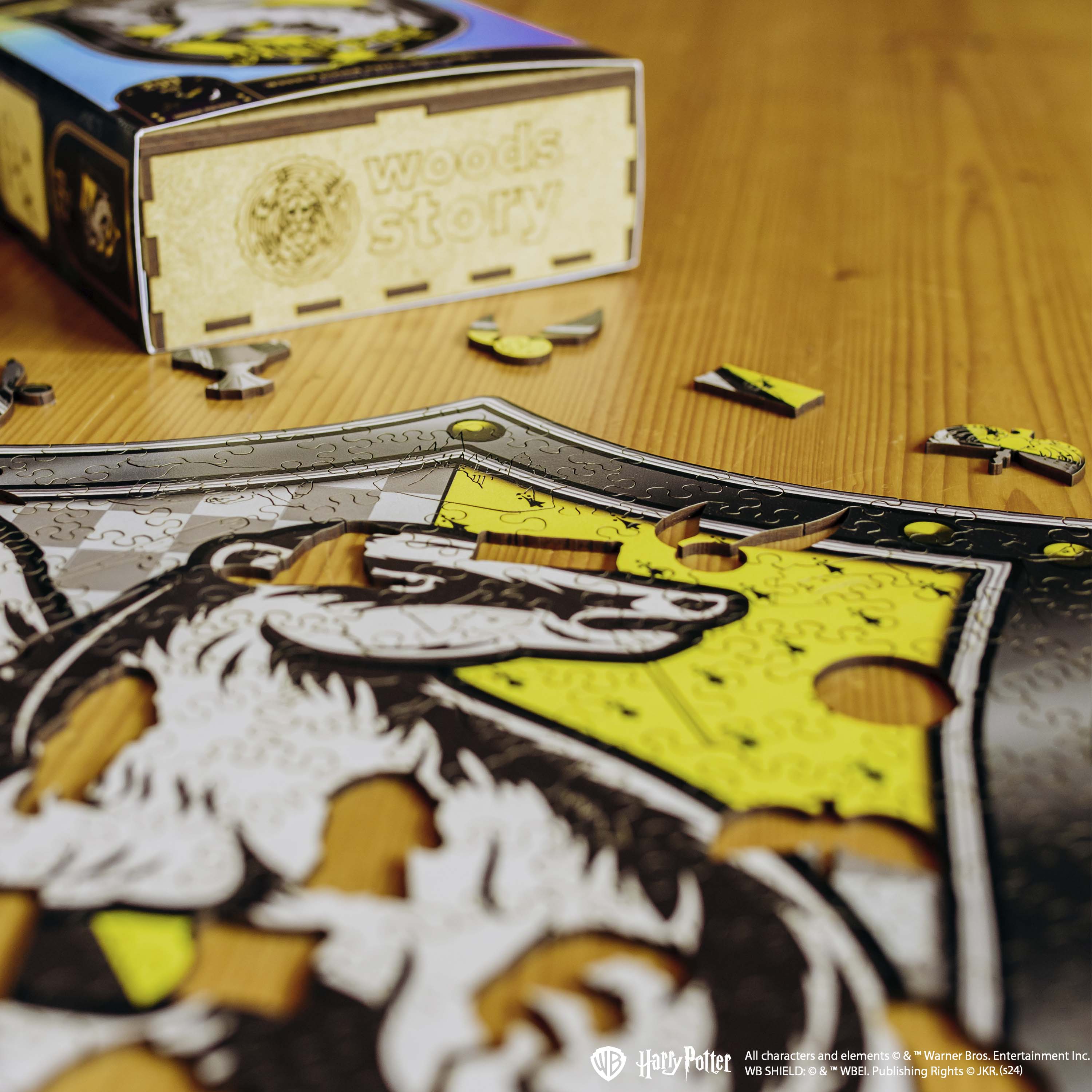 Дерев'яний пазл Гаррі Поттер Хафелпафф™