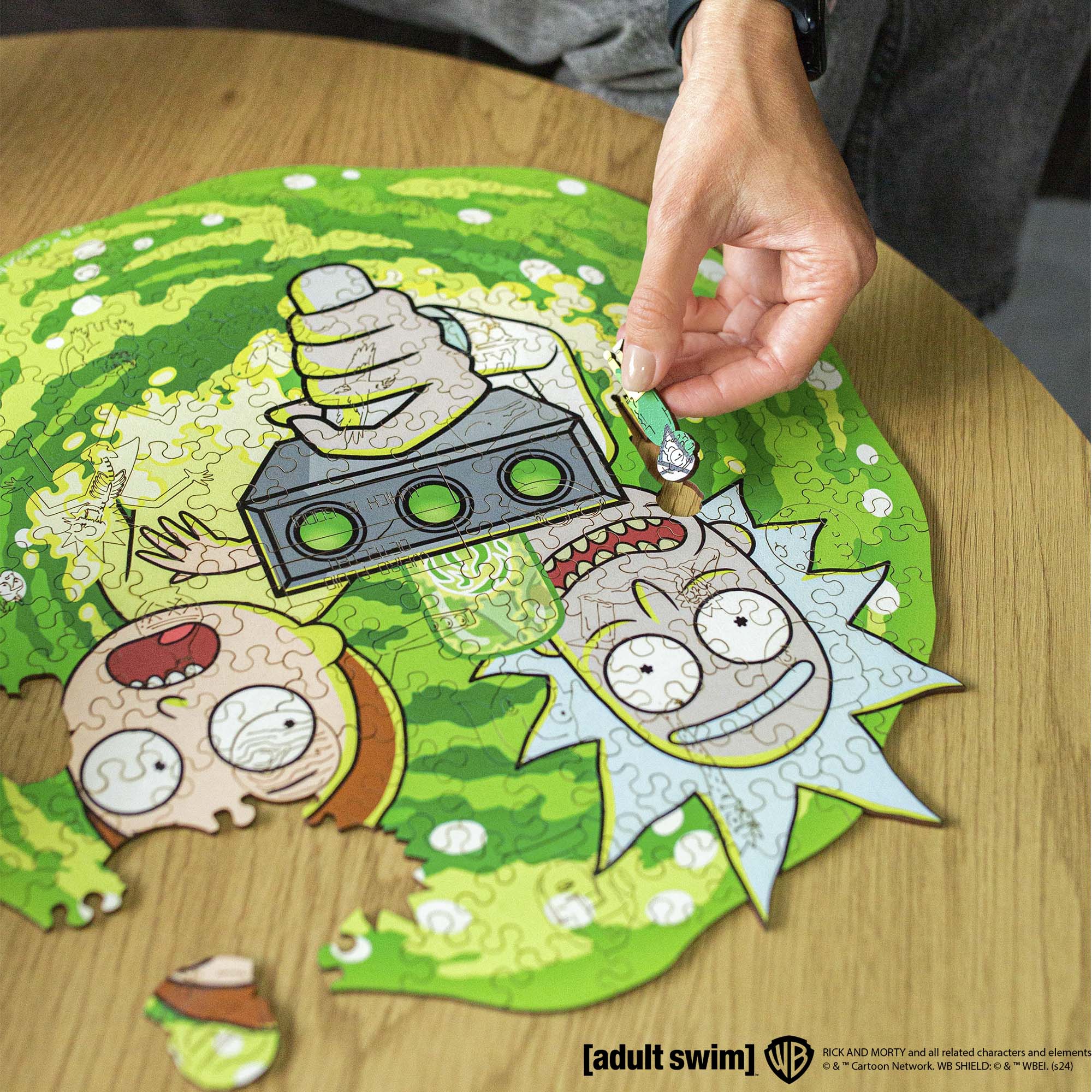 Дерев'яний лабіринт-головоломка Rick&amp;Morty™ Portal
