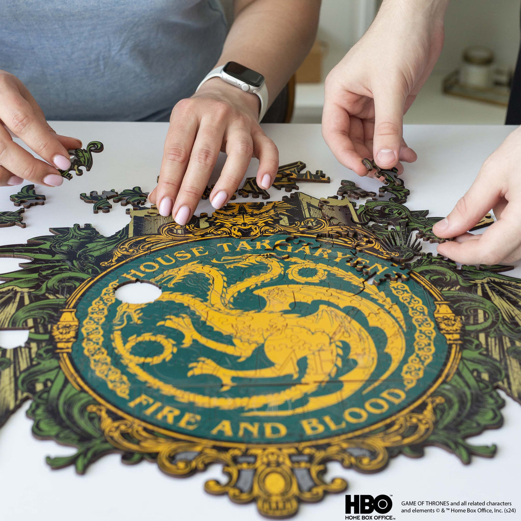 Дерев'яний пазл Гра престолів™ Дім Таргарієнів