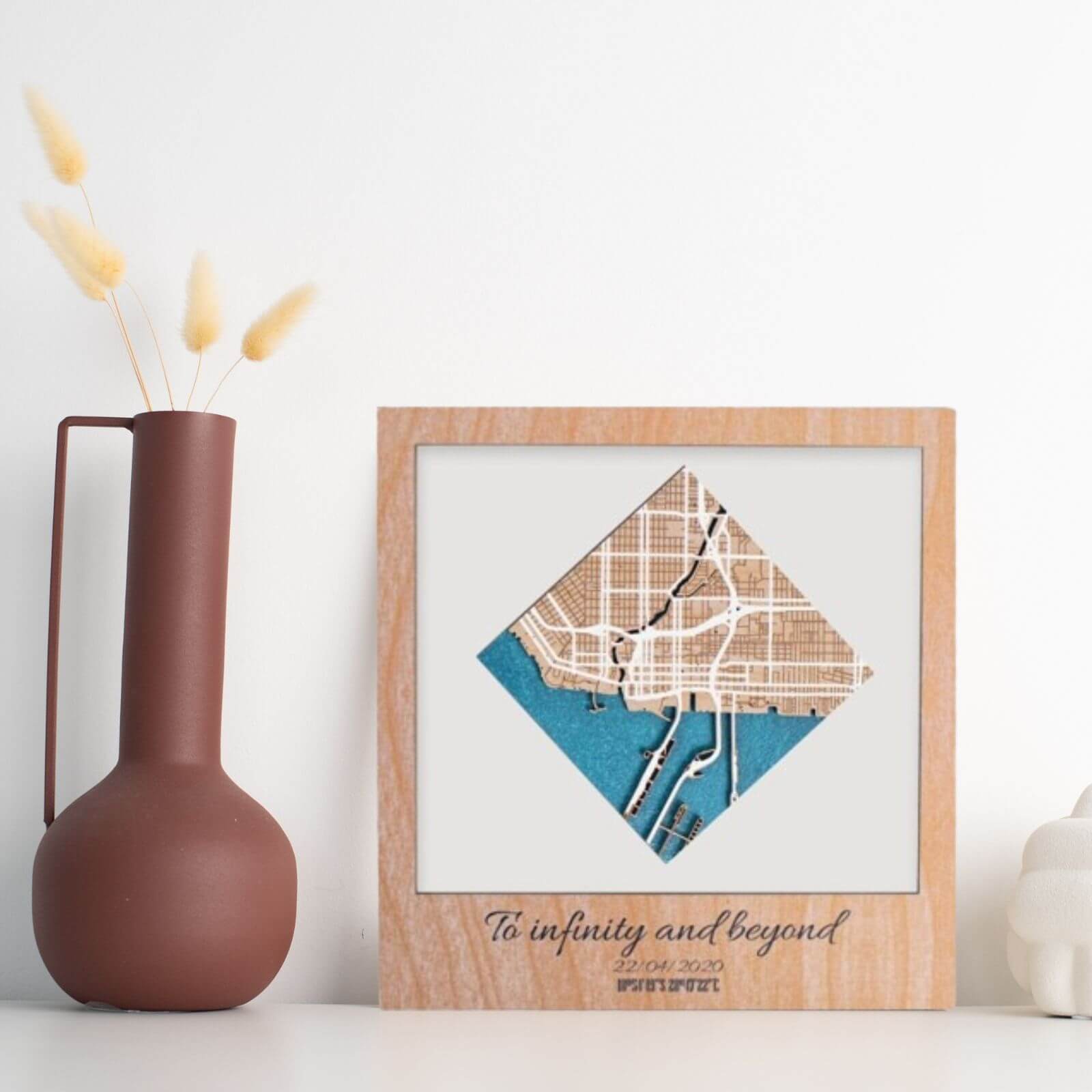 Acrylic City Plan 1 Rhombus