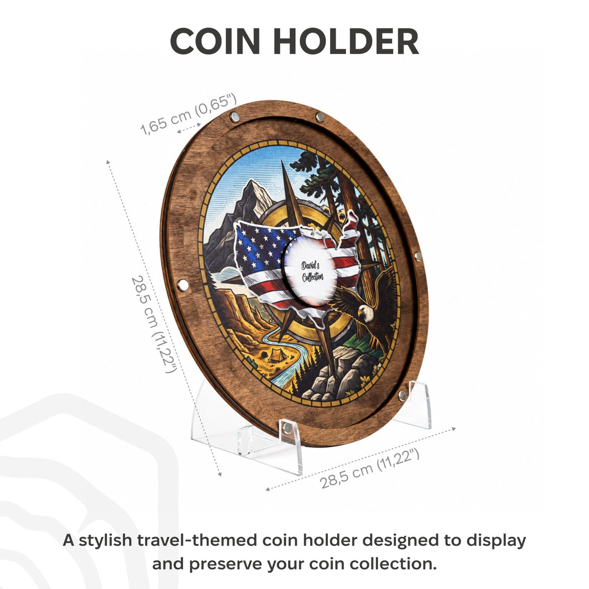 Coin Collection Display - American Spirit (B2B)