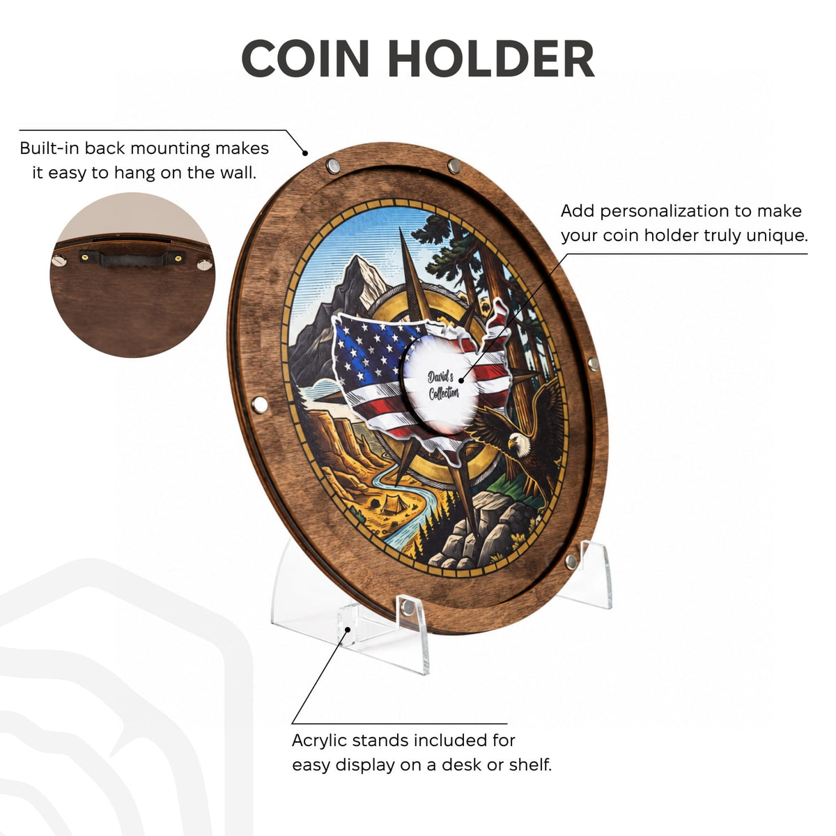 Coin Collection Display - American Spirit (B2B)
