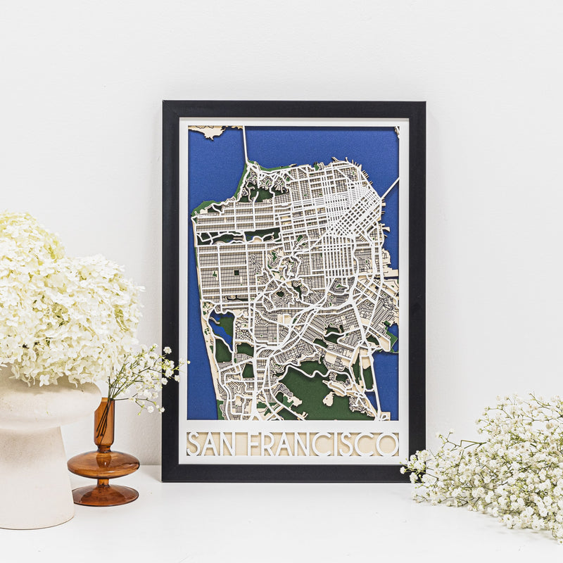 3D City Map San Francisco