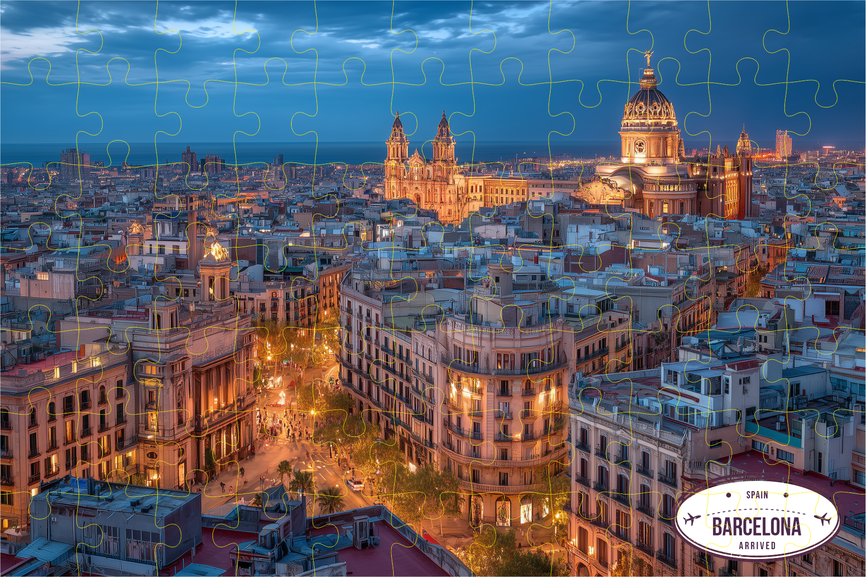 Custom Wooden Mini Puzzle