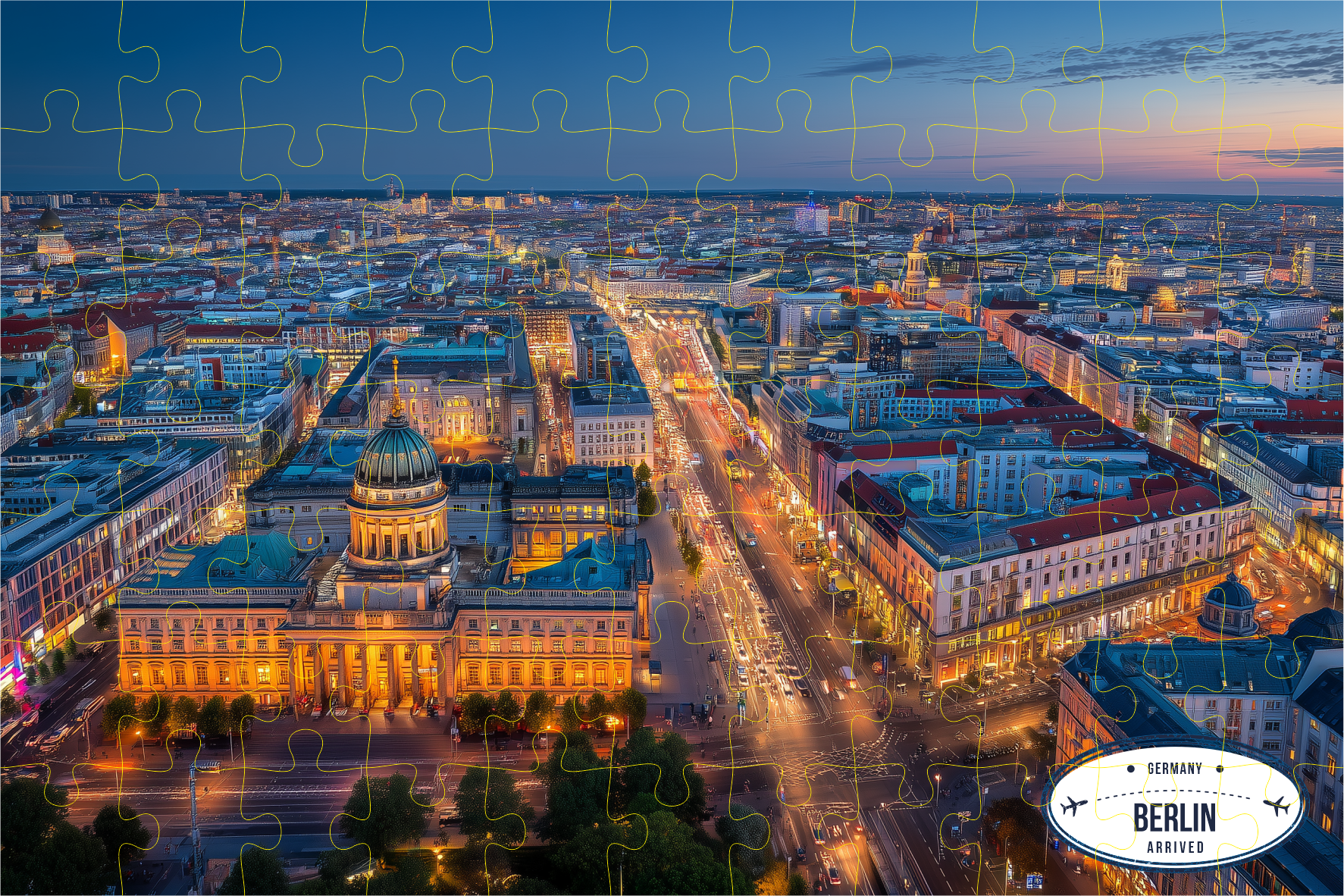 Custom Wooden Mini Puzzle