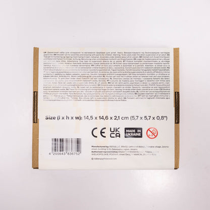 Wooden 3D DIY Painting Kit Cars
