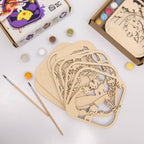 Wooden 3D DIY Painting Kit Safari