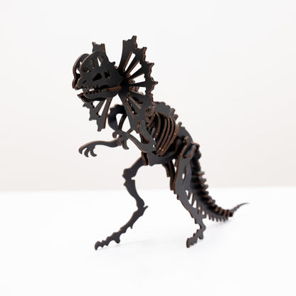 Black 3D Dilophosaurus DIY Kit