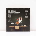 Custom 3D/2D Wooden Map