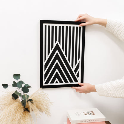 2D Framed Wall Art - Mountains 1