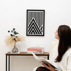 2D Framed Wall Art - Mountains 1