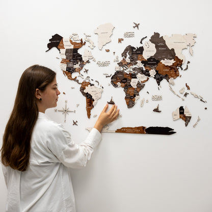 2D Map in plates - WoodToned