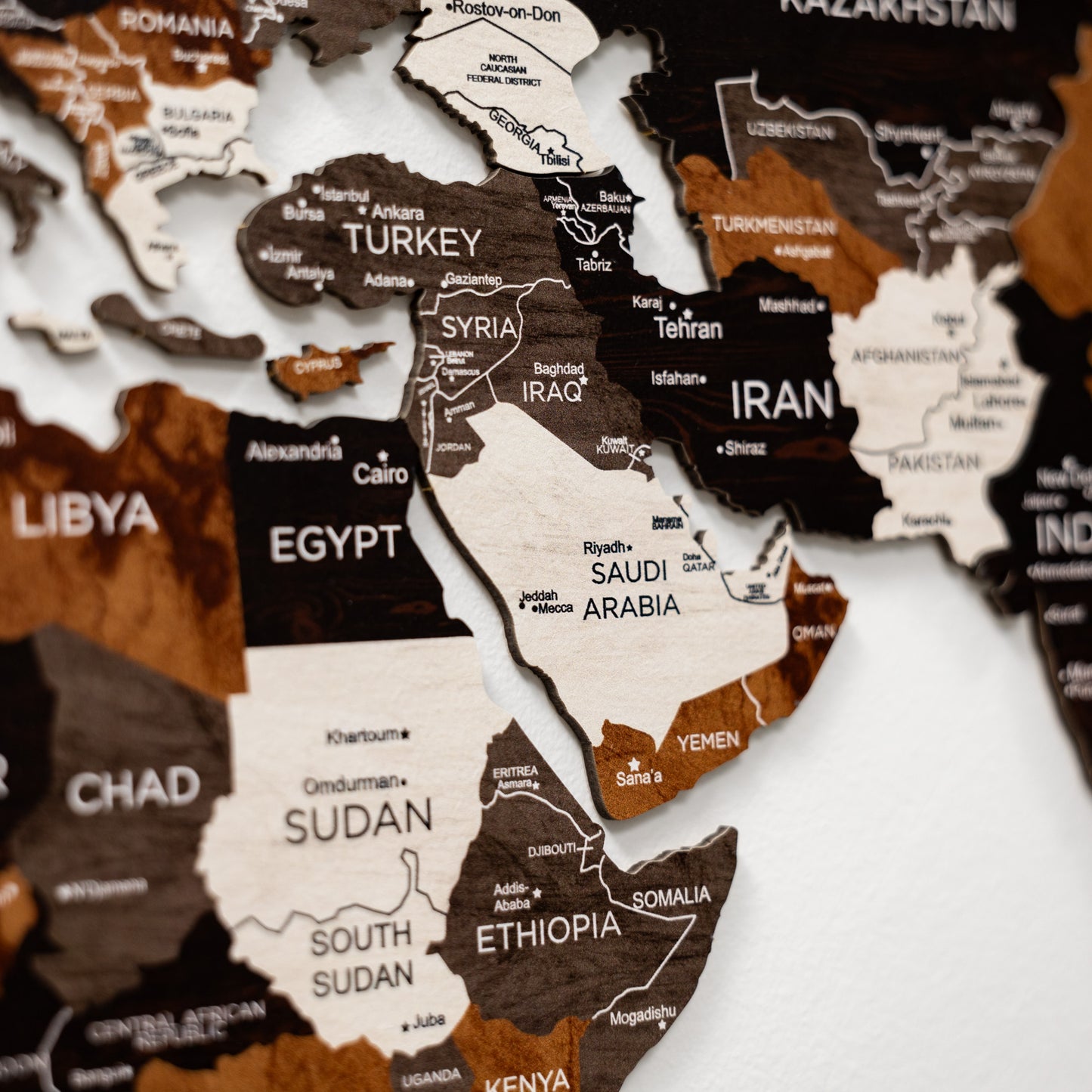 2D Map in plates - WoodToned