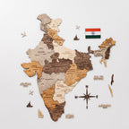 Custom 3D/2D Wooden Map