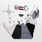 Custom 3D/2D Wooden Map