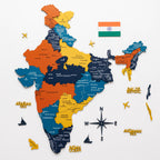 Custom 3D/2D Wooden Map