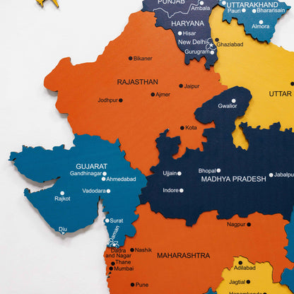 Custom 3D/2D Wooden Map