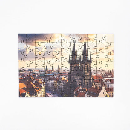 Wooden Mini City Puzzle