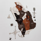 2D Wooden Map of Saudi Arabia in plates (B2B)