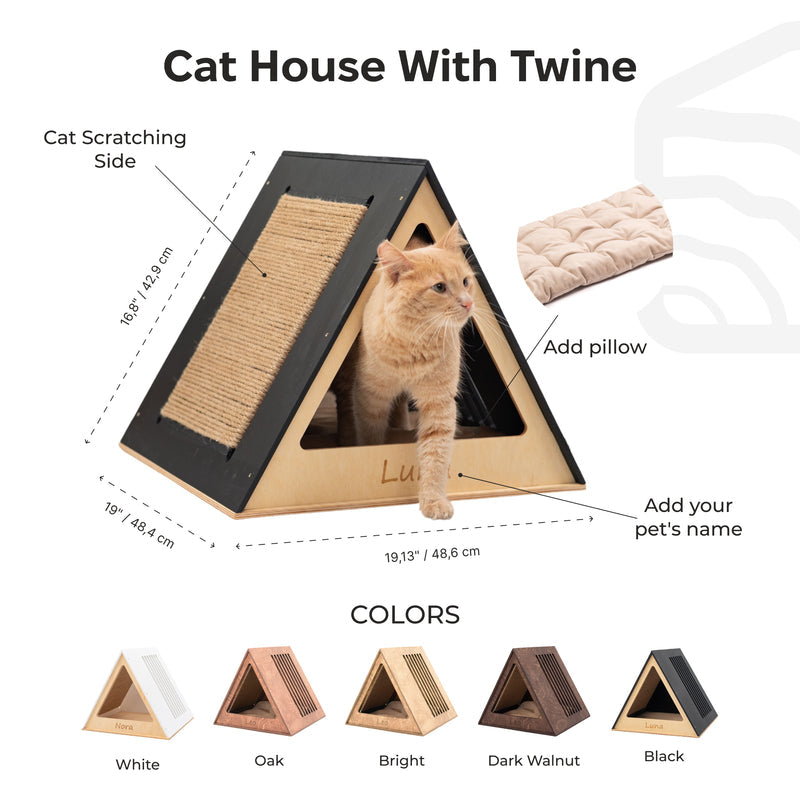 Stylish Wooden Cat Houses