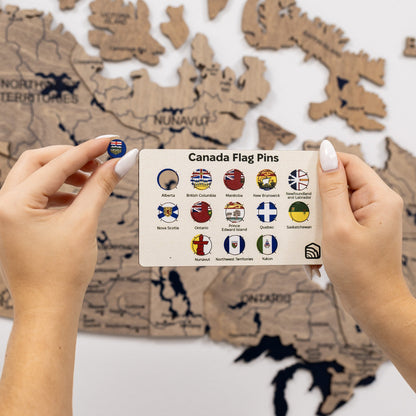 Canadian province pins