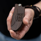 beat dad wooden comb