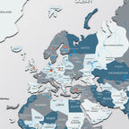 2D Wooden World Map Cruise