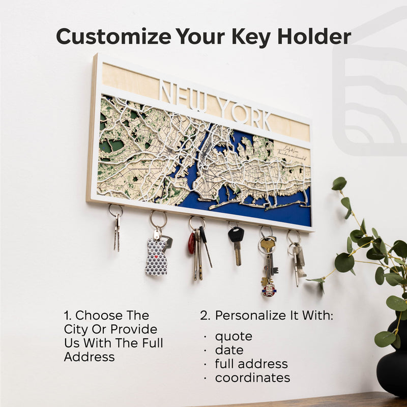 Wooden Key Holder