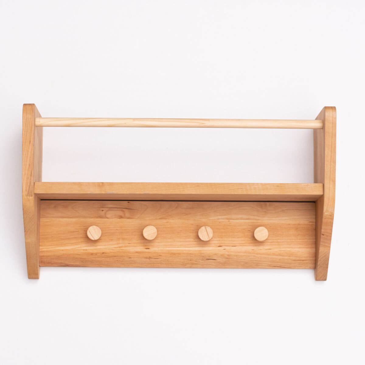 wooden wall shelf